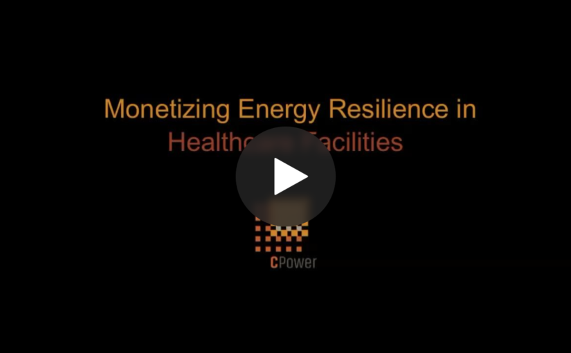 Webinar: Monetizing Energy Resilience in Healthcare Facilities