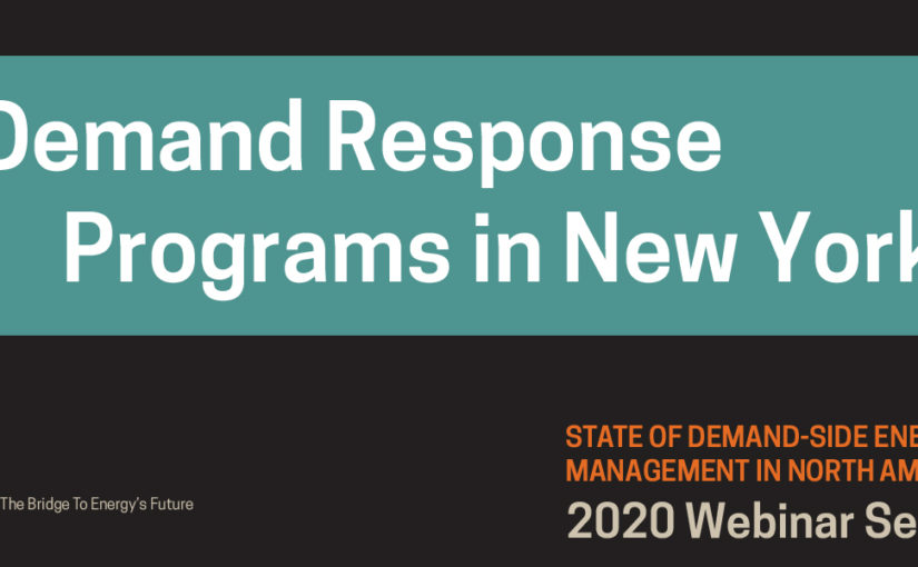 Demand Response Programs in New York (Video)