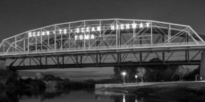 The Ocean To Ocean Bridge is a through truss bridge spanning the Colorado River in Yuma, Arizona. Built in 1915, it was the first highway crossing of the lower Colorado and is the earliest example of a through truss bridge in Arizona.