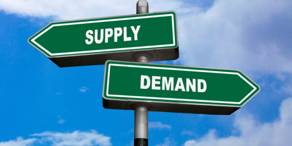 Supply and Demand Directional Signs