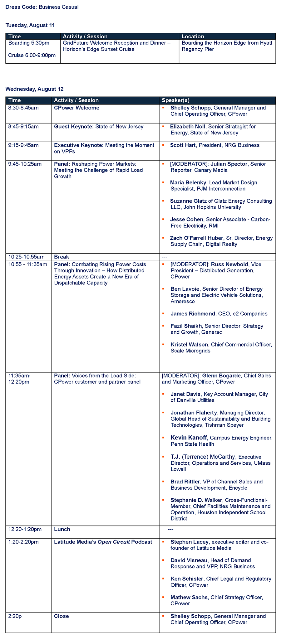 Agenda